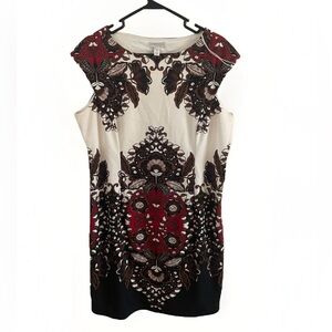 London Style Women's Dress Size 16 Sleeveless Sheath Gorgeous Pattern